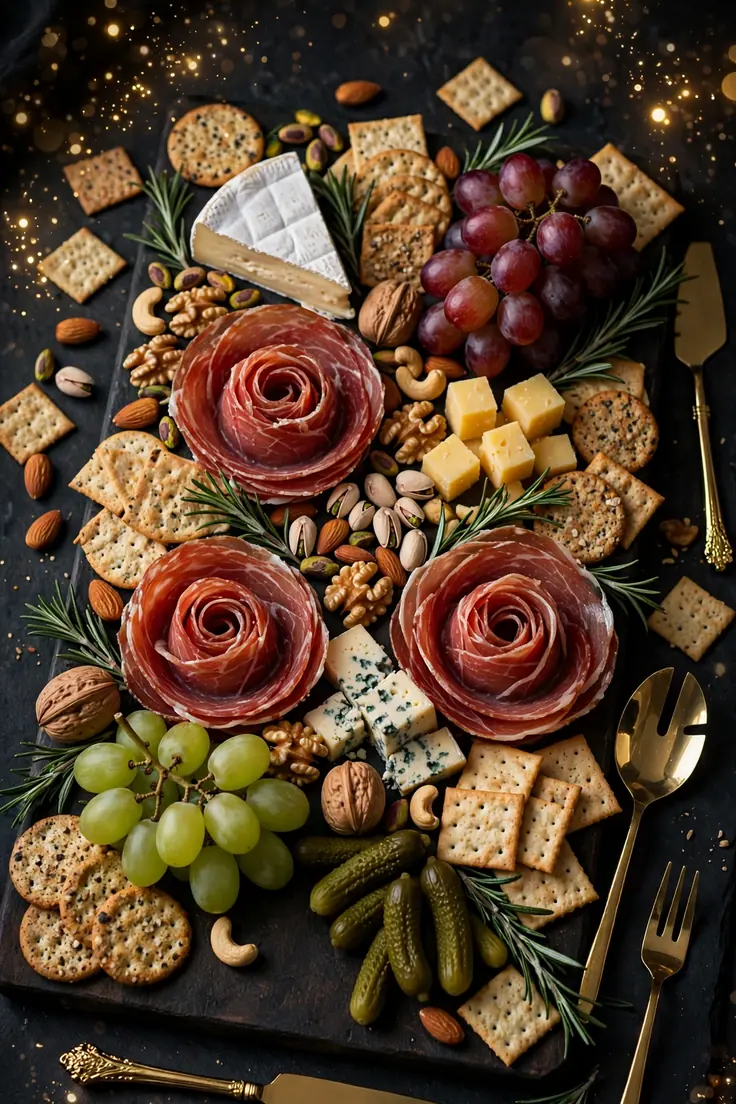 new year's eve charcuterie board