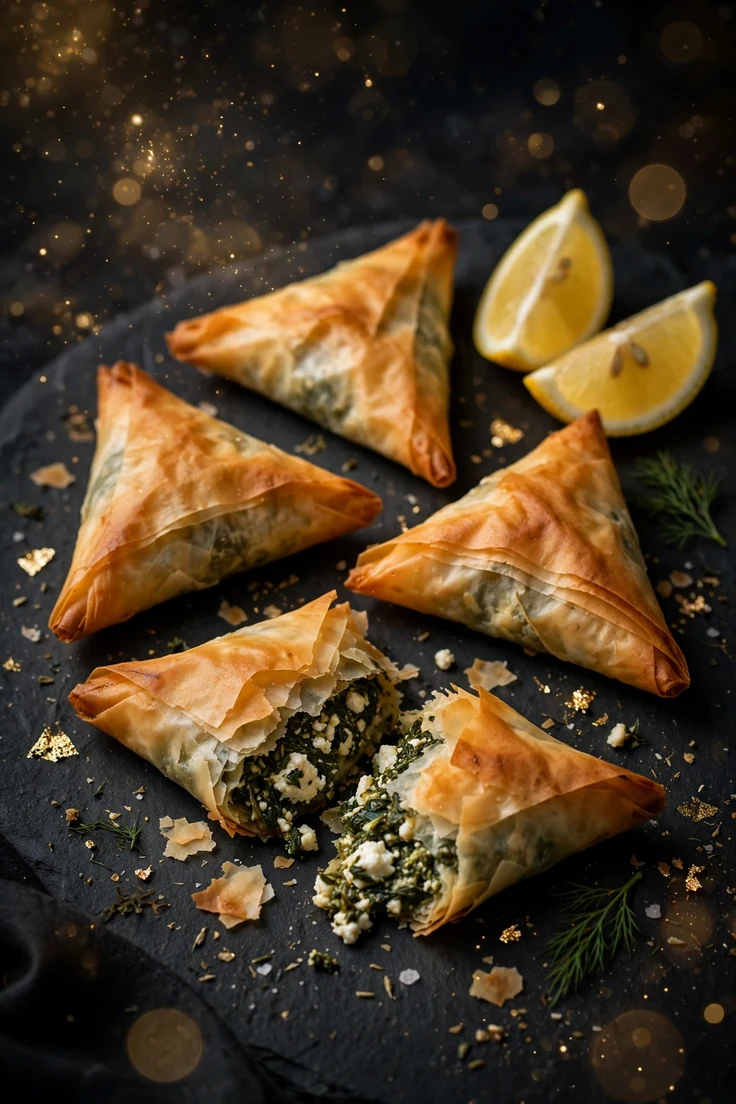 spanakopita phyllo triangles