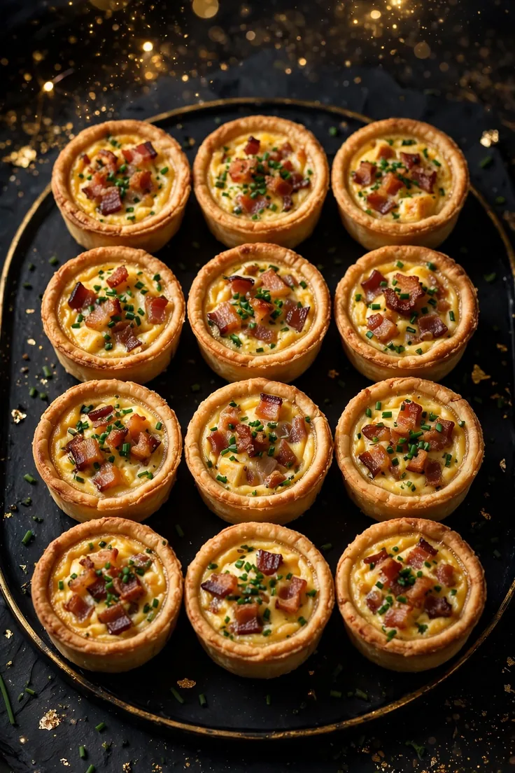 mini quiche lorraine bites