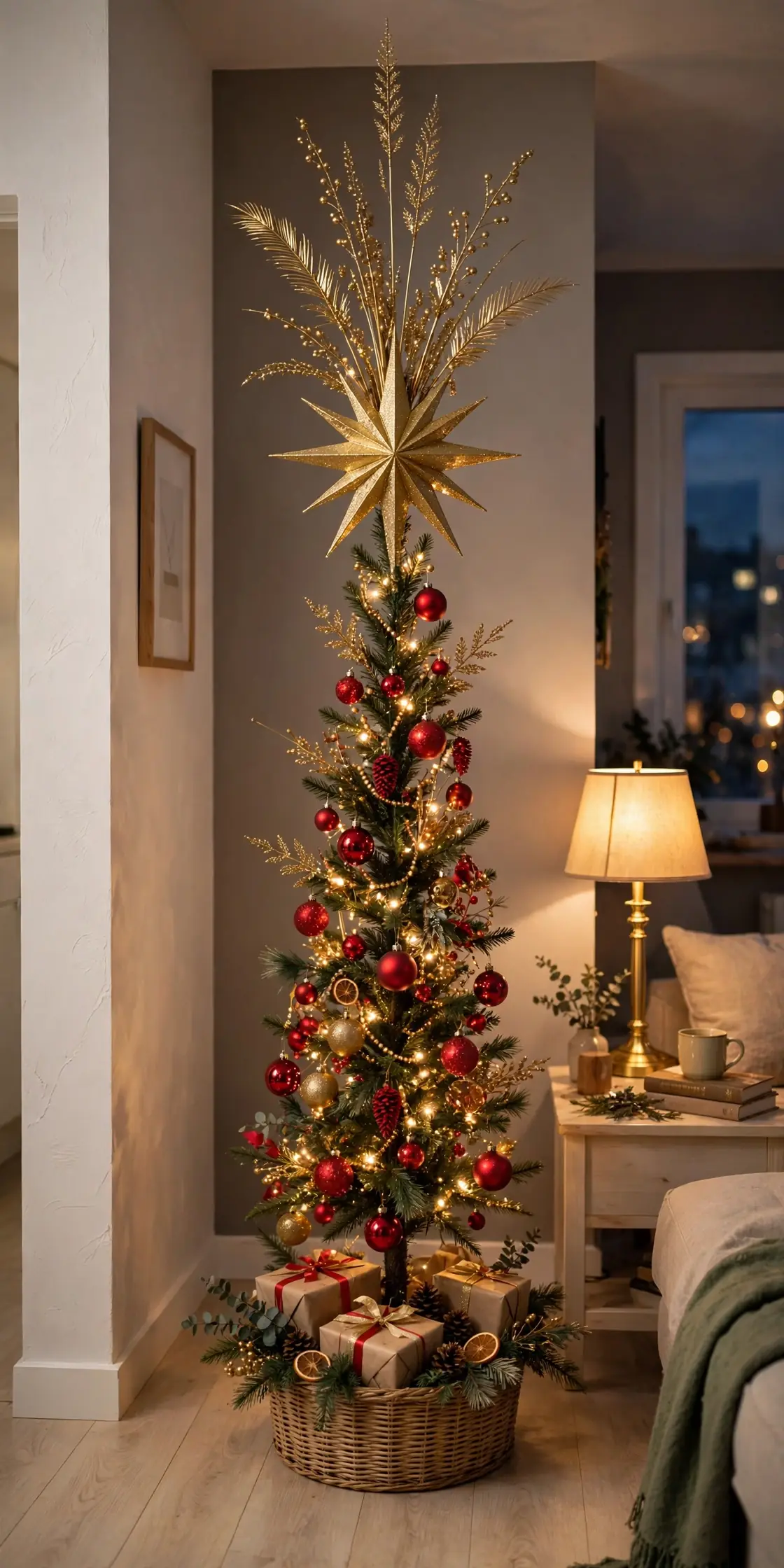 apartment christmas tree topper extending height