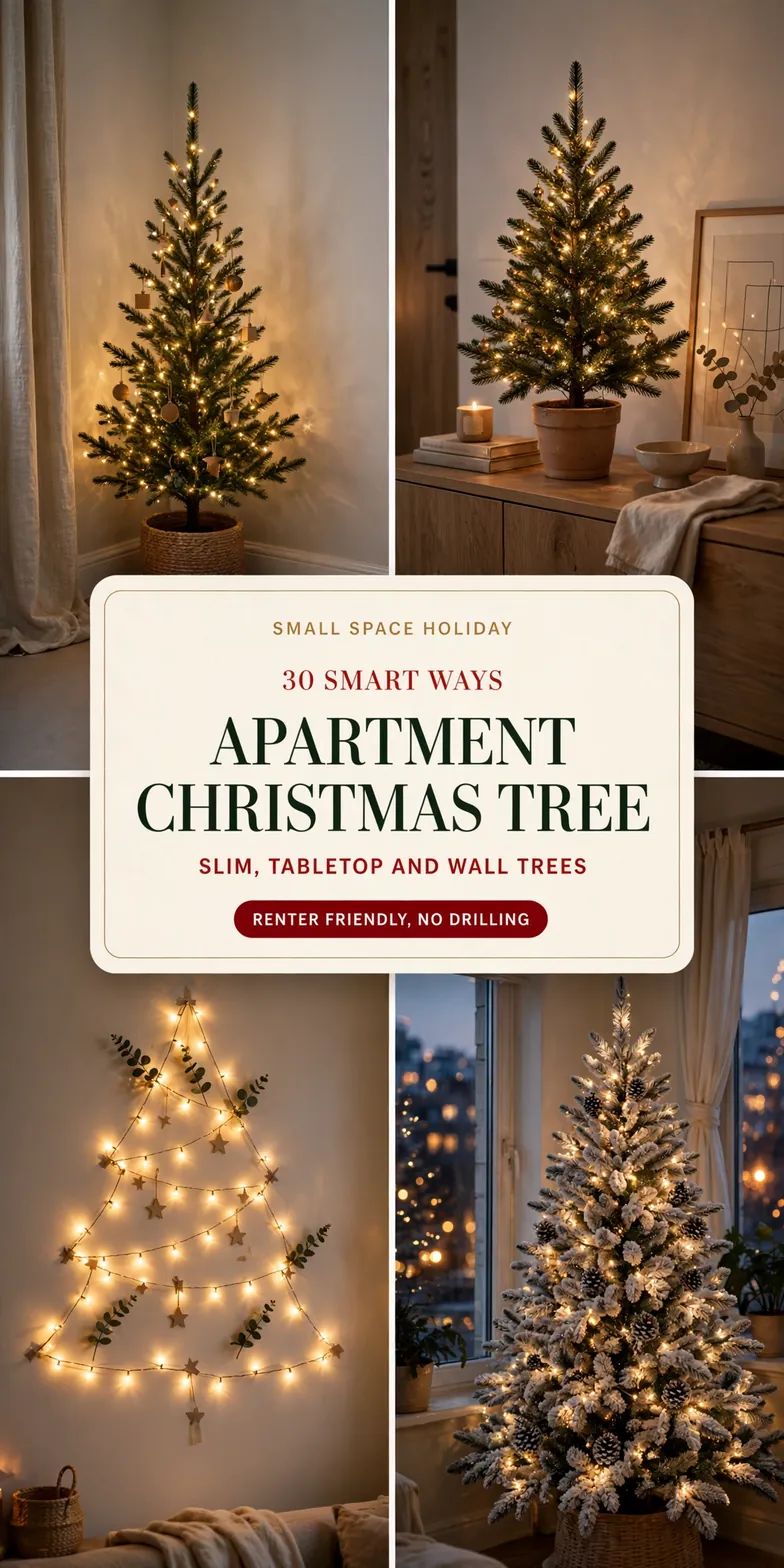 Apartment Christmas Tree Ideas: 30 Smart Ways to Fit a Real Tree in a Small Space