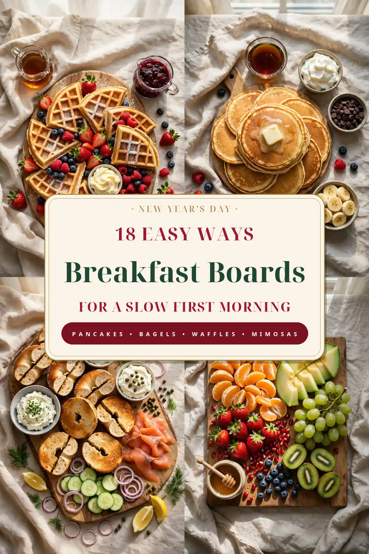 New Year’s Day Breakfast Board Ideas: 18 Boards and Stations for a Slow First Morning