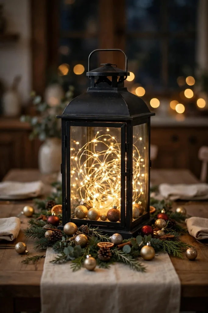 diy christmas centerpiece for table