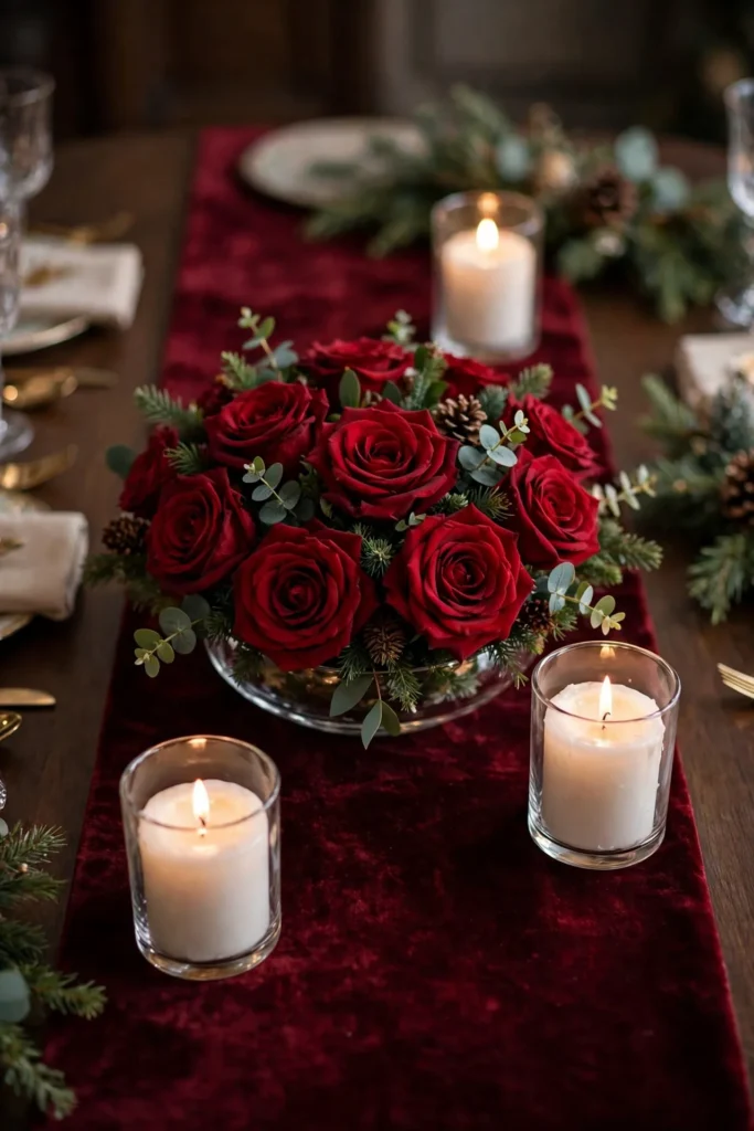 christmas dining table decor ideas