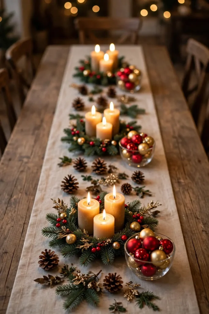 easy christmas table centerpieces