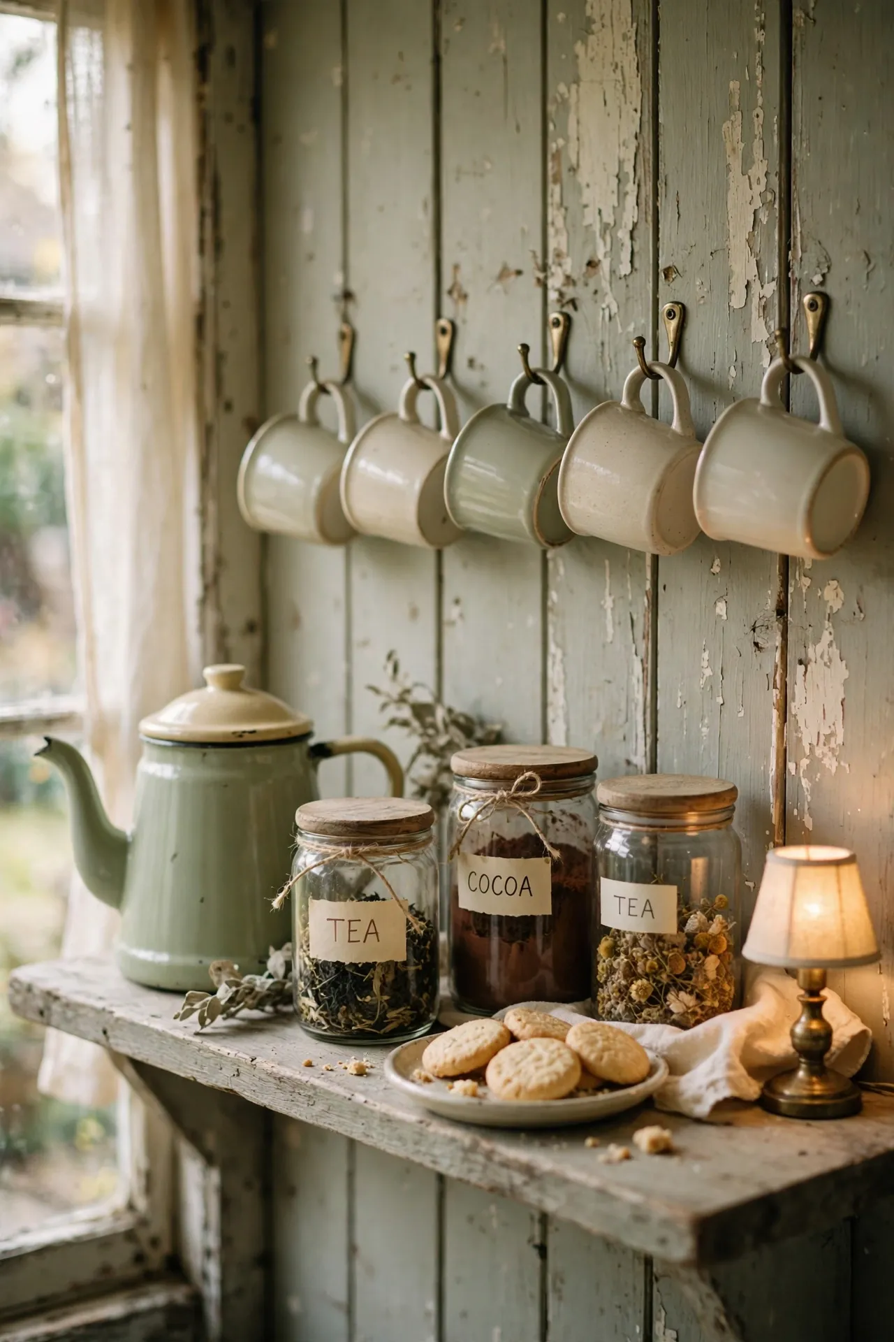 cottage hot drinks station tea christmas