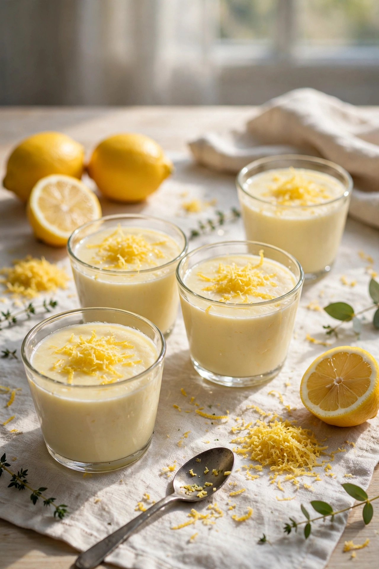 easy lemon posset dessert