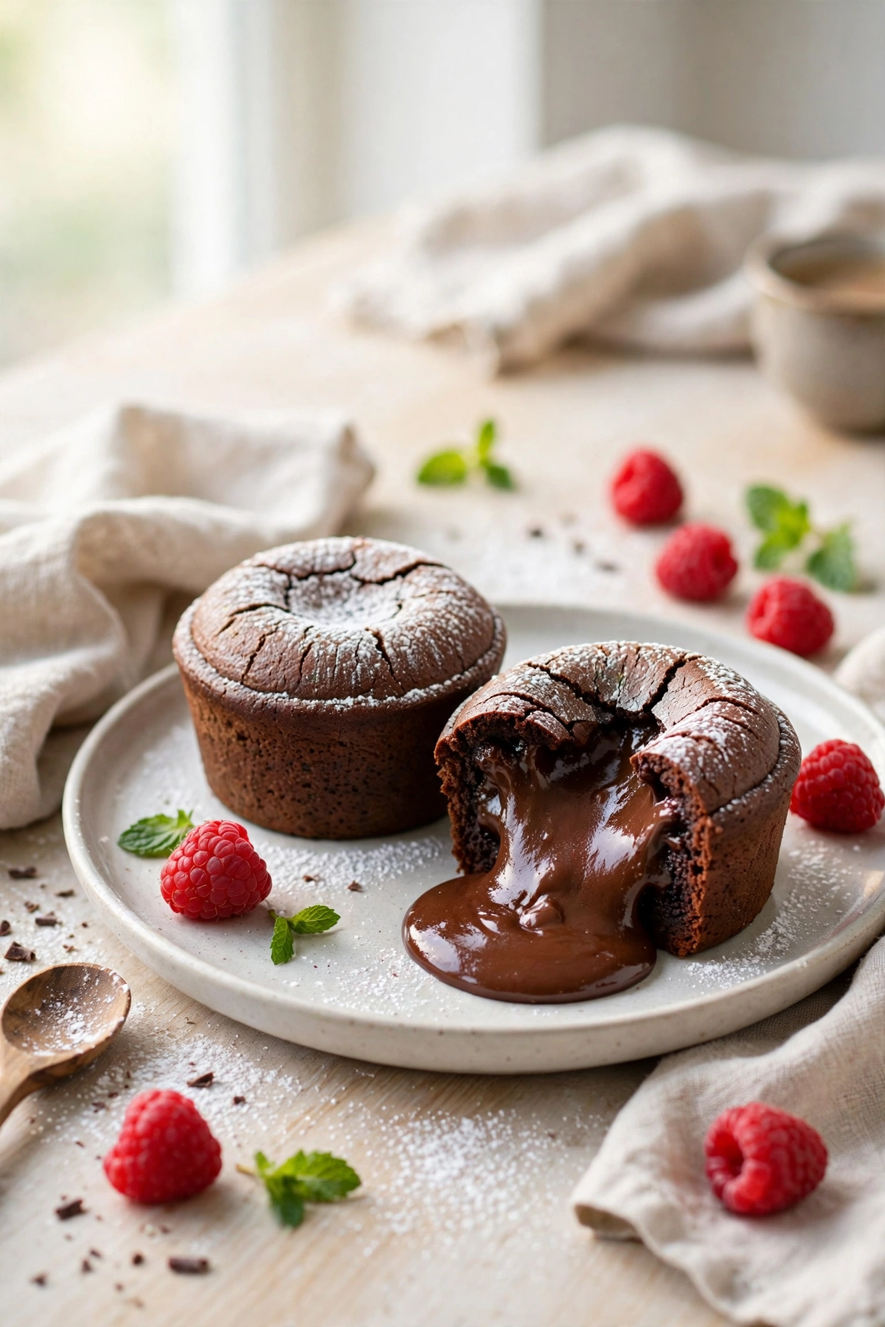 easy molten lava cakes recipe
