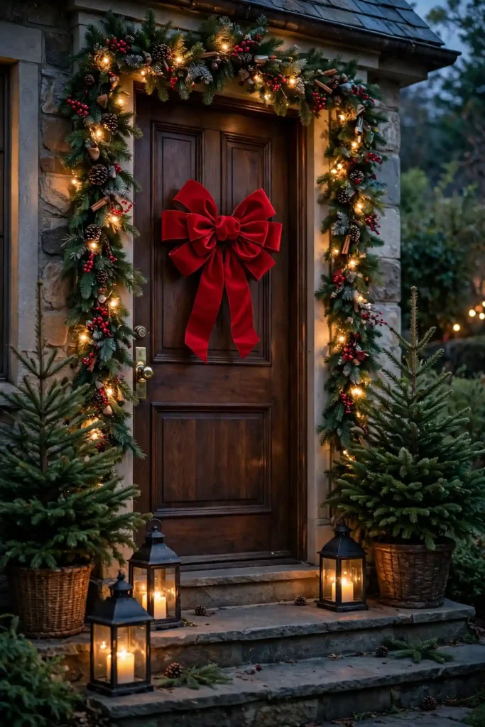 diy christmas door decorations