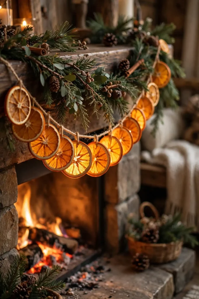 orange garland
