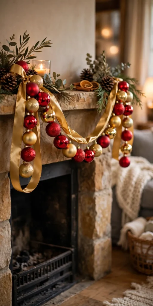 ornament garland diy