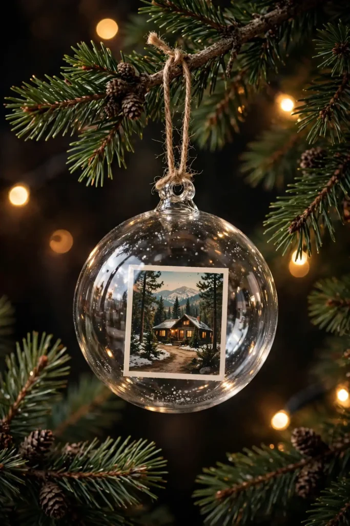 photo christmas ornaments diy