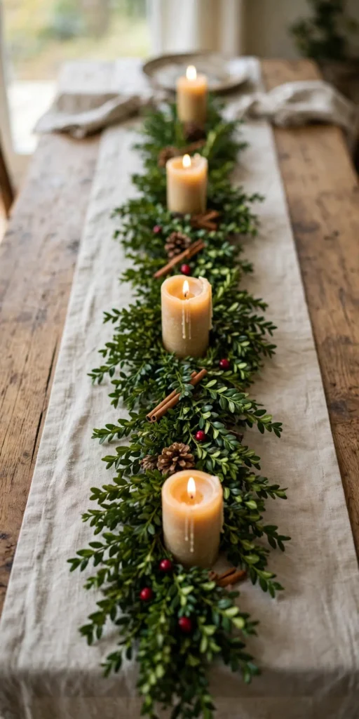 homemade christmas garland