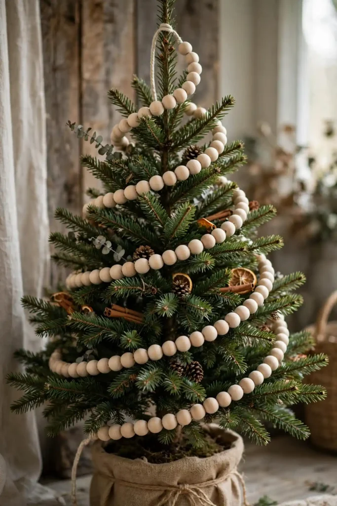 diy ornament garland for tree