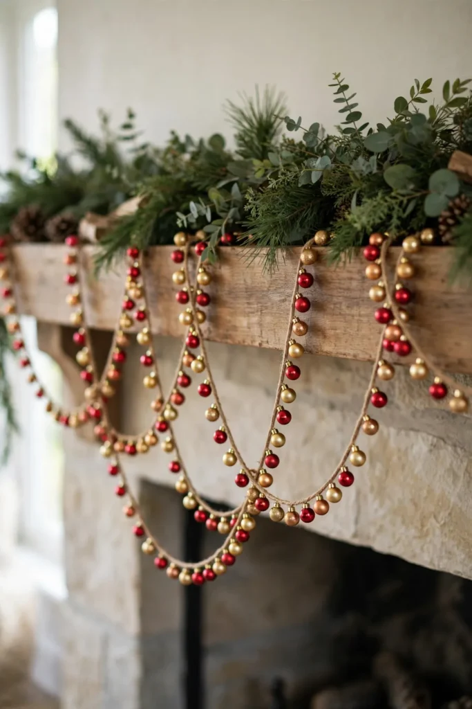 bauble garland diy
