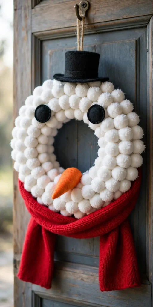 snowman wreath ideas