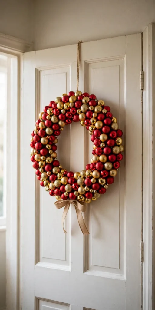 dollar tree christmas wreath