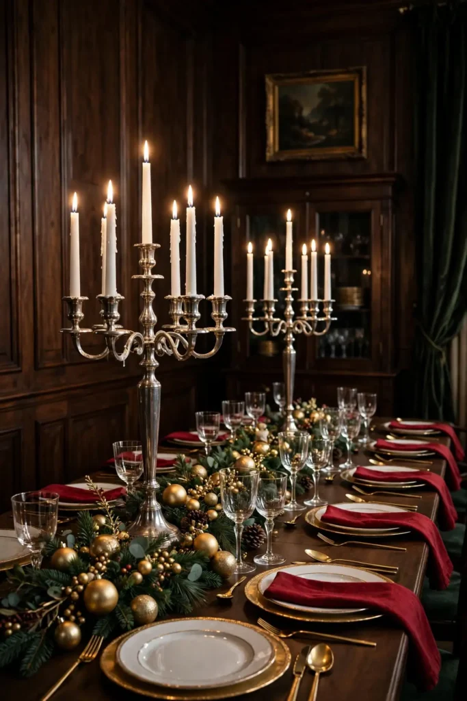 elegant christmas table centerpieces