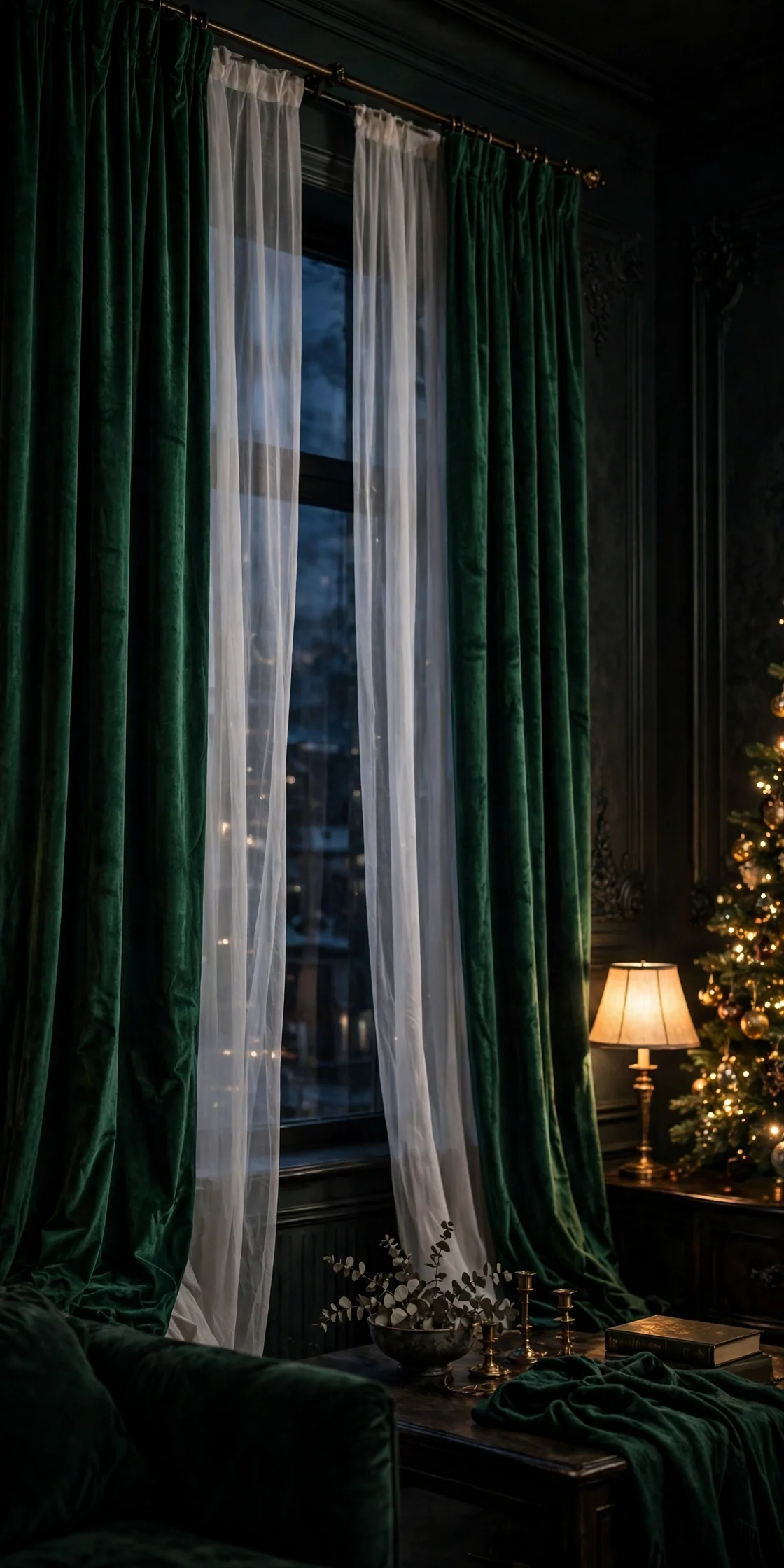 Emerald Green Curtain Panels for Christmas emerald green christmas decorations curtains panels