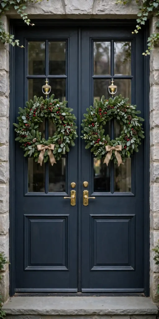 outdoor wreaths for front door