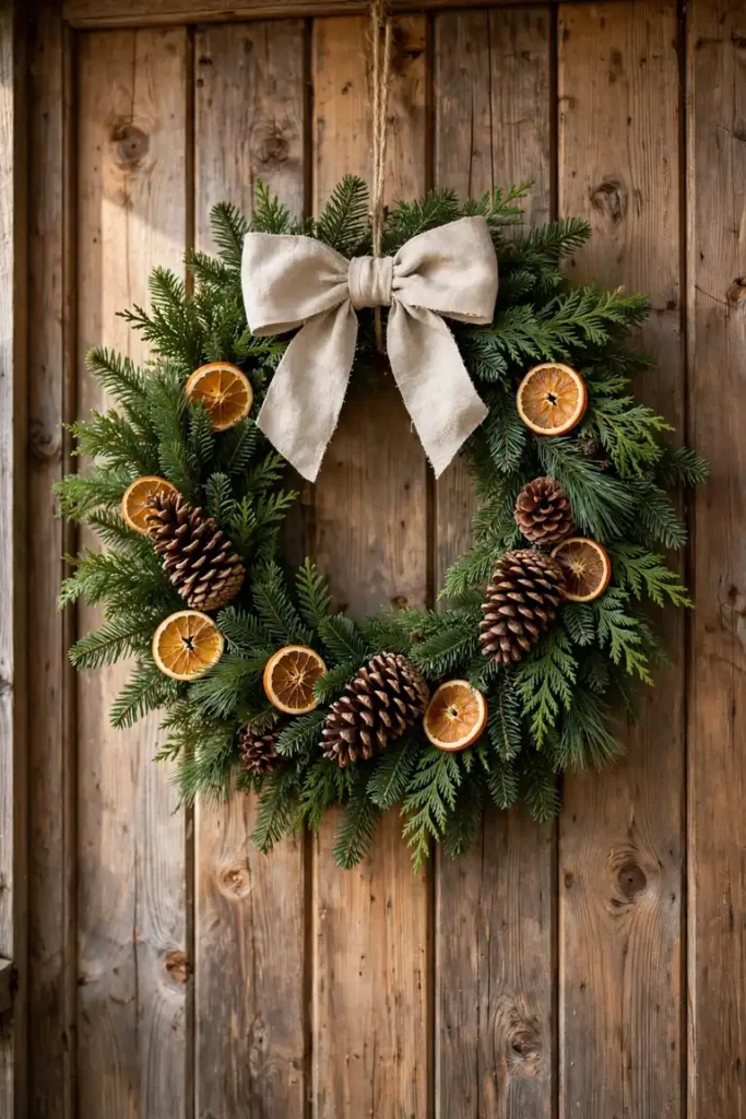 front door christmas wreath