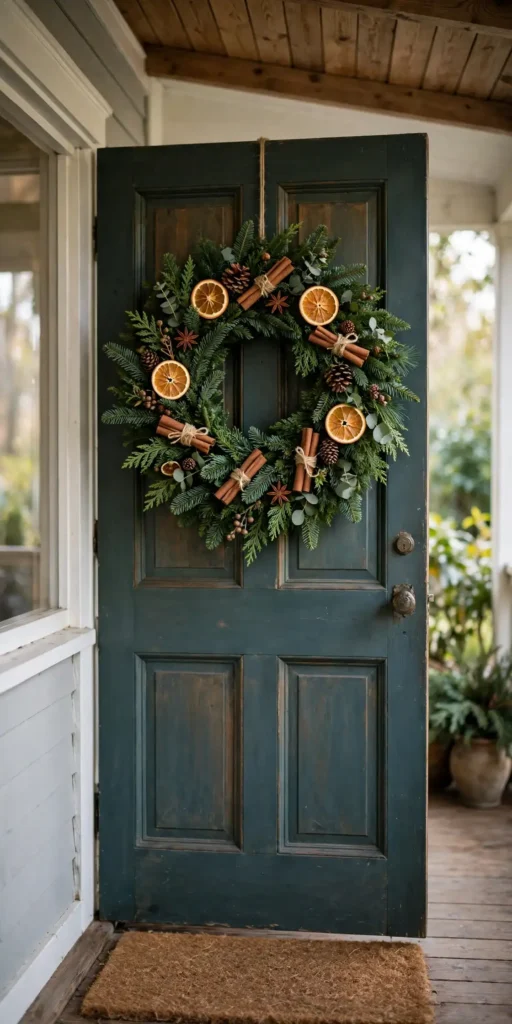 winter wreaths for front door diy