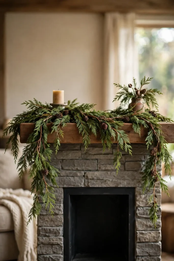cedar garland