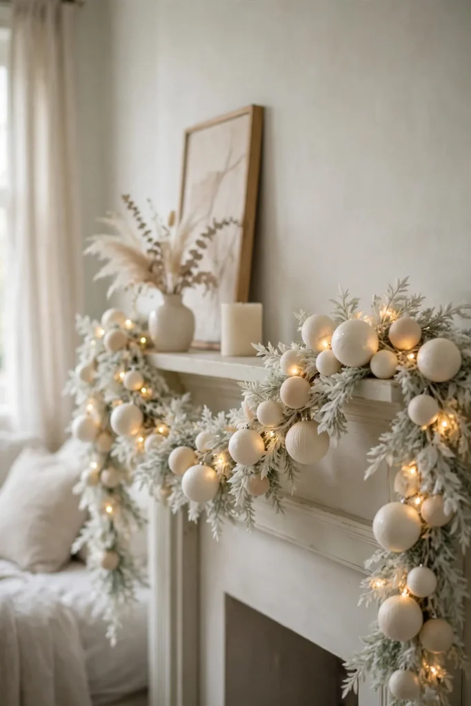 white garland
