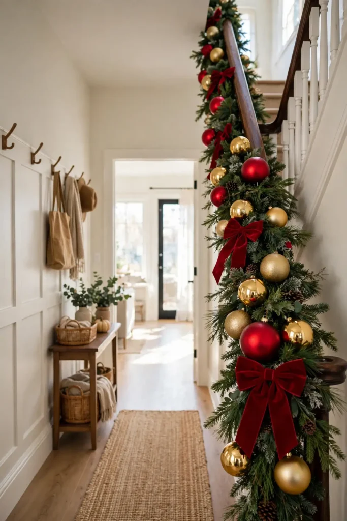 garland for stairs