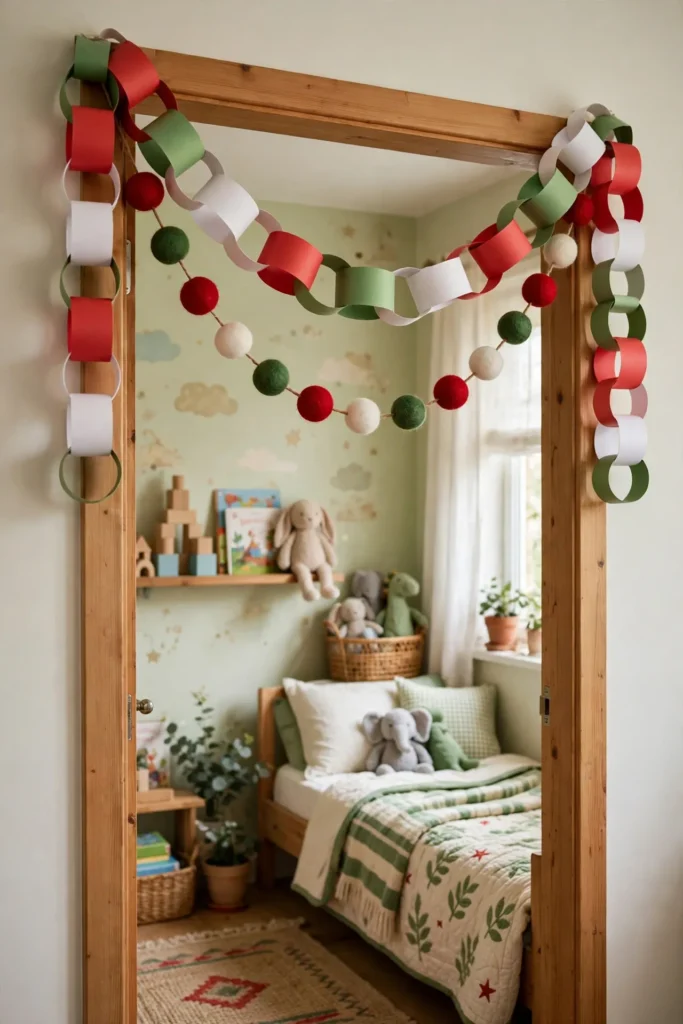 felt christmas garland