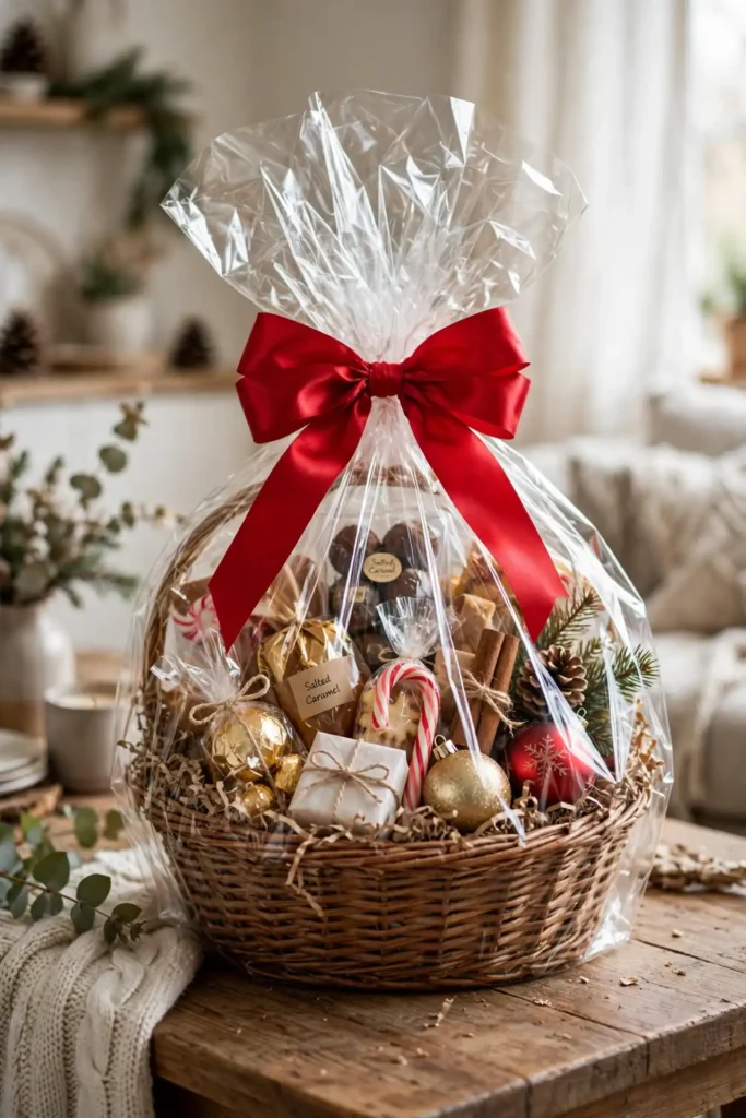 gift basket wrapping ideas