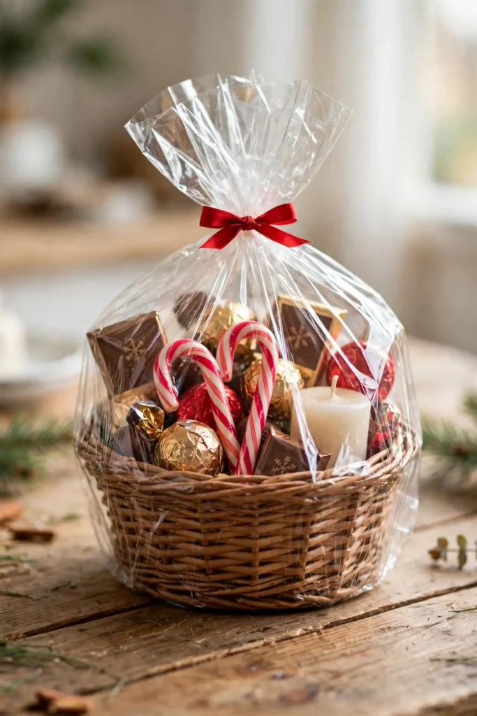 mini gift basket wrapping ideas