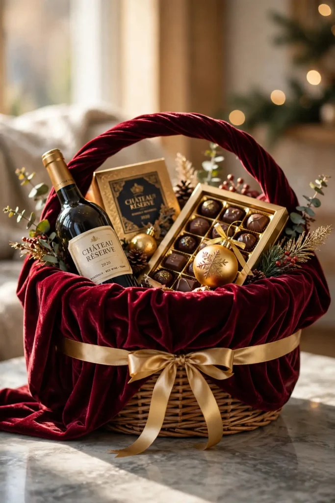 luxury gift basket wrapping ideas