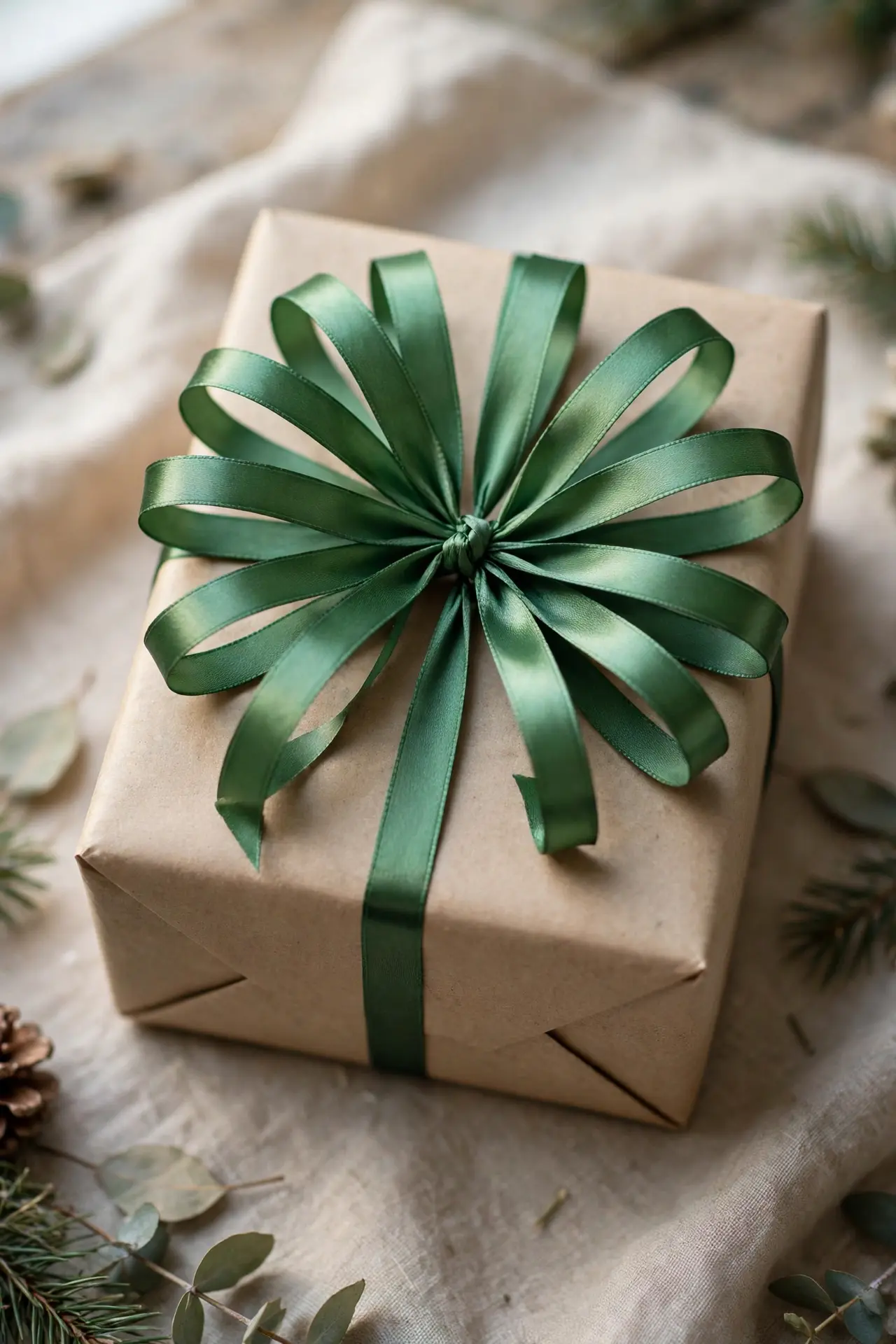 diy christmas gift bow