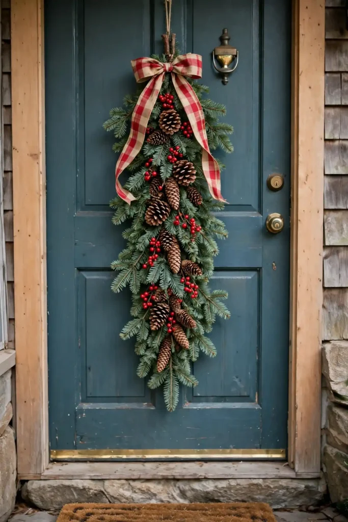 diy christmas door decoration