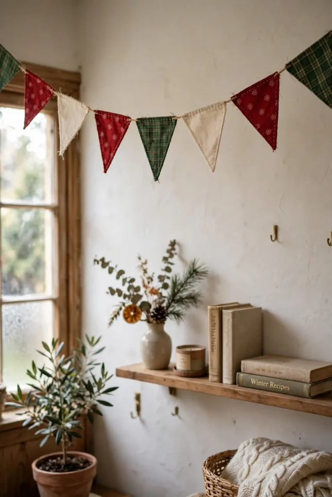 diy christmas bunting