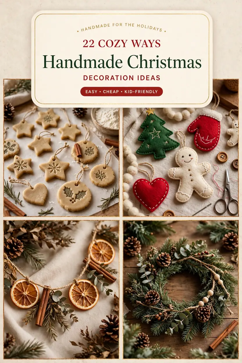 Handmade Christmas Decoration Ideas: 22 Ways to Dress Your Whole Home – handmade thumbnail