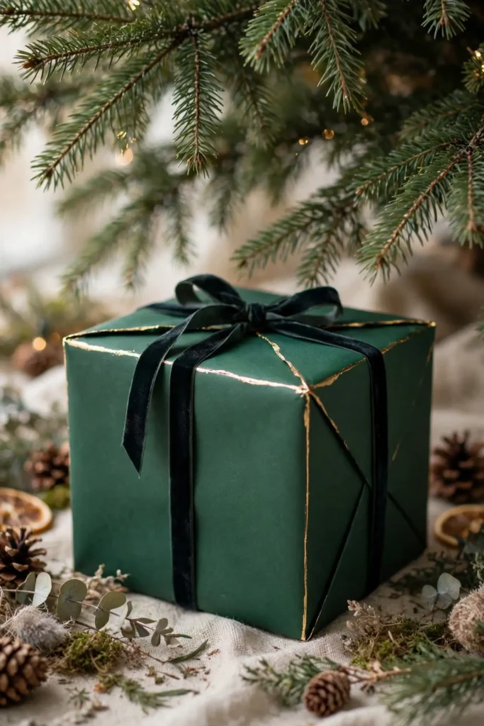 luxury gold wrapping paper gilded edges