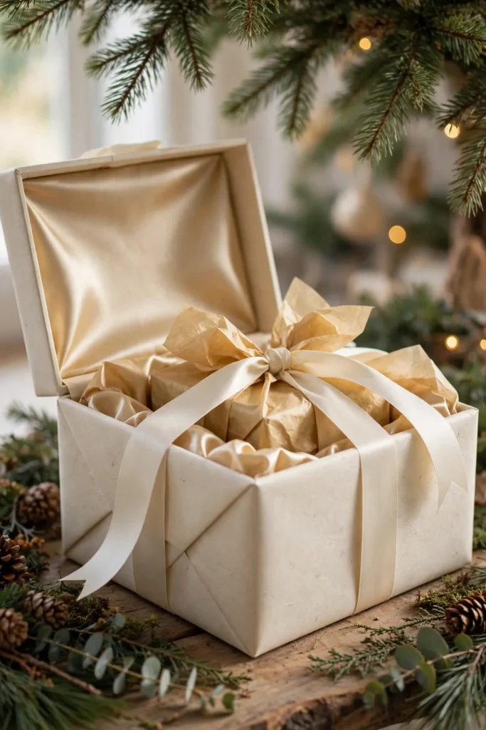 luxury christmas gift wrap set rigid box