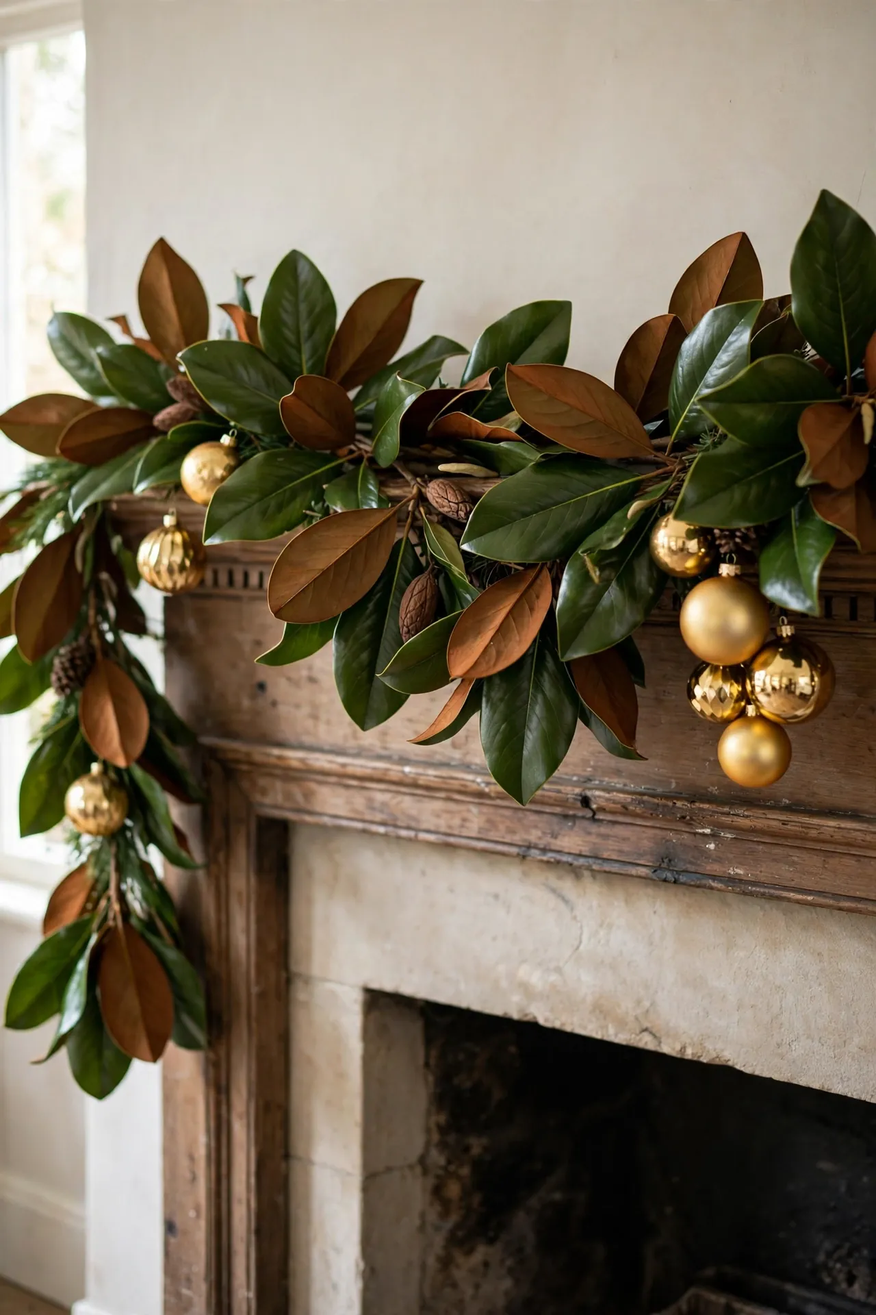 christmas garland mantel