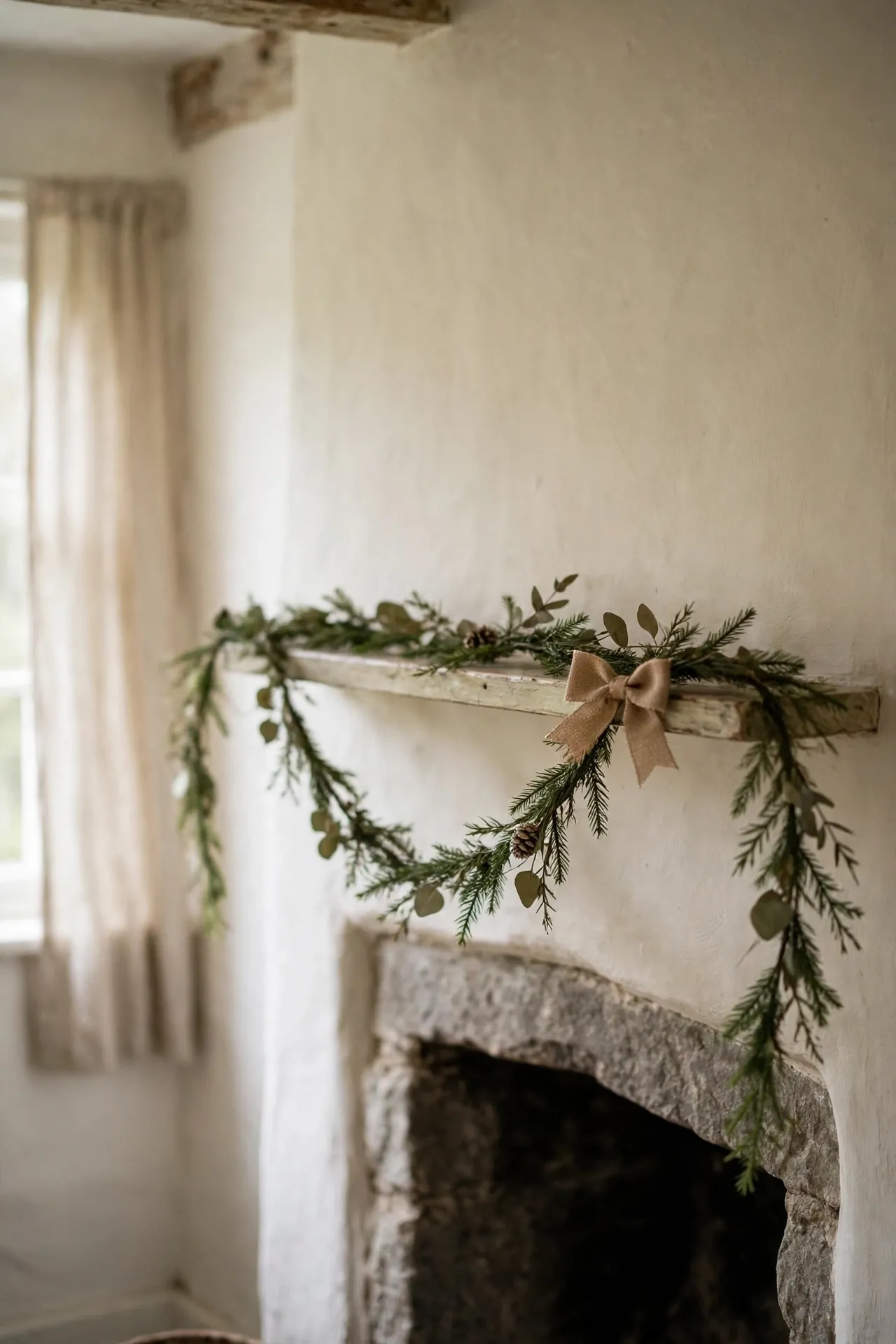 xmas mantel garland