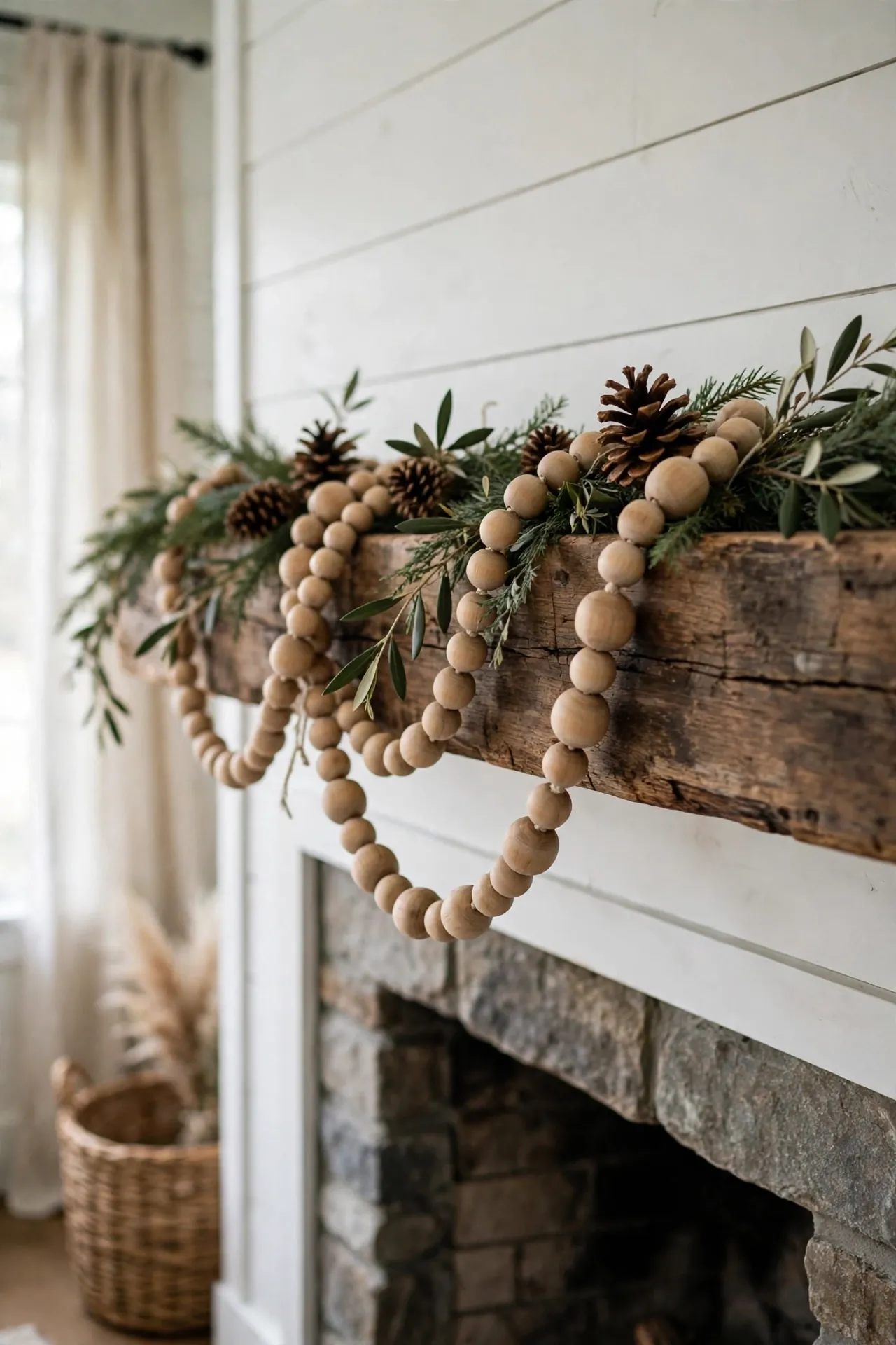 garland mantle christmas