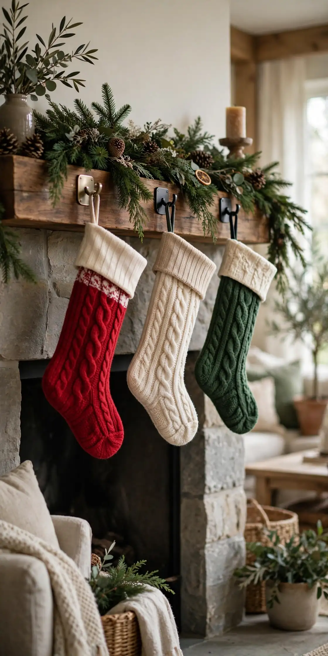 mantle garland holder
