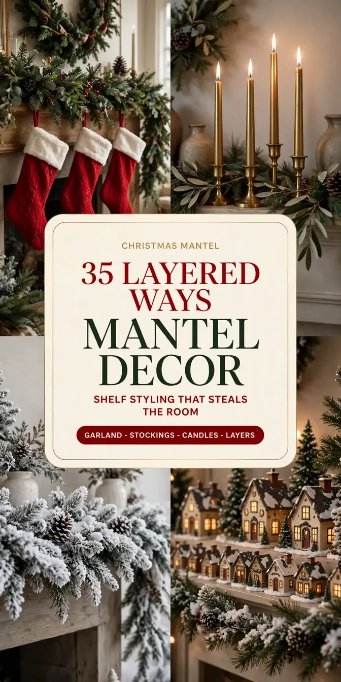 christmas mantel decor ideas