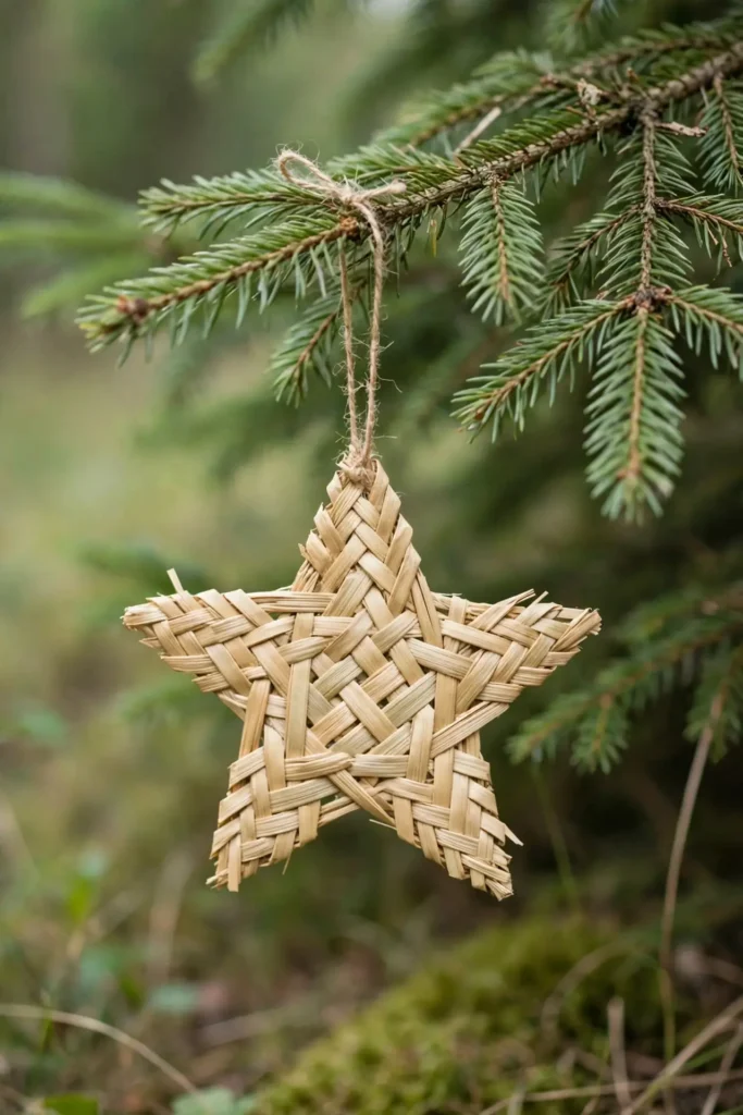 natural tree decorations