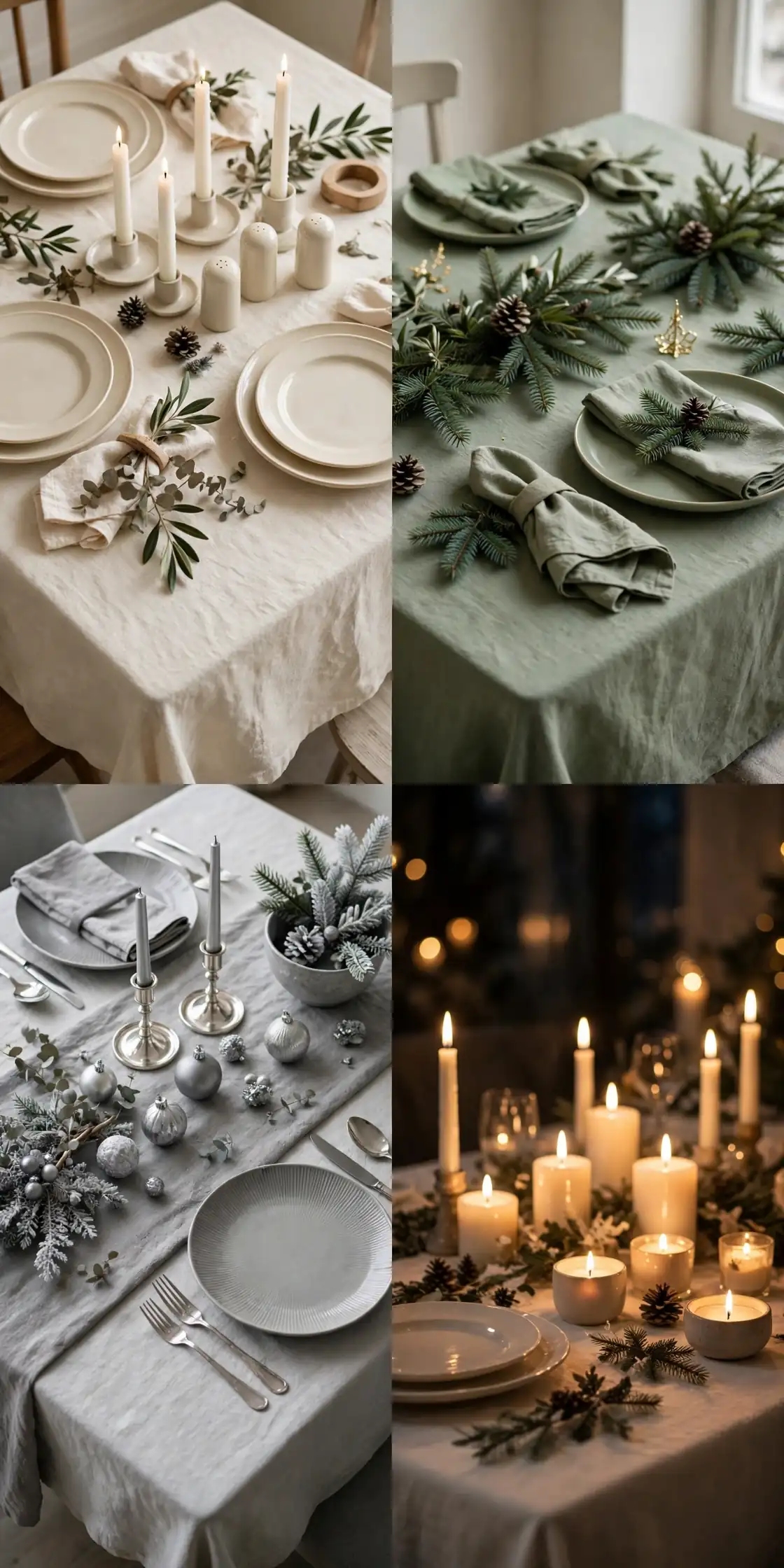 Neutral Christmas Table Ideas: 22 Calm, Soft-Toned Looks to Copy