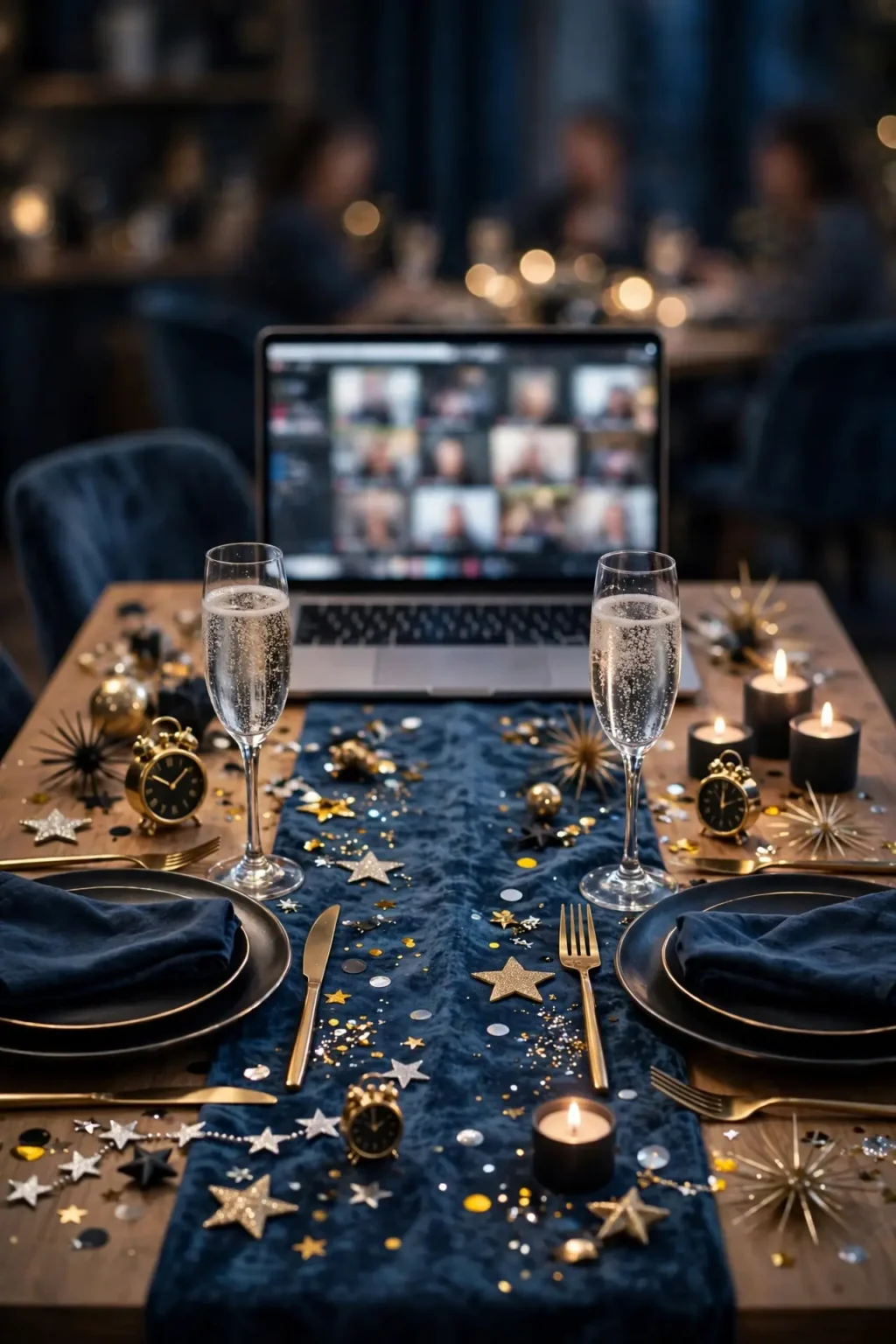 new year's eve tablescape