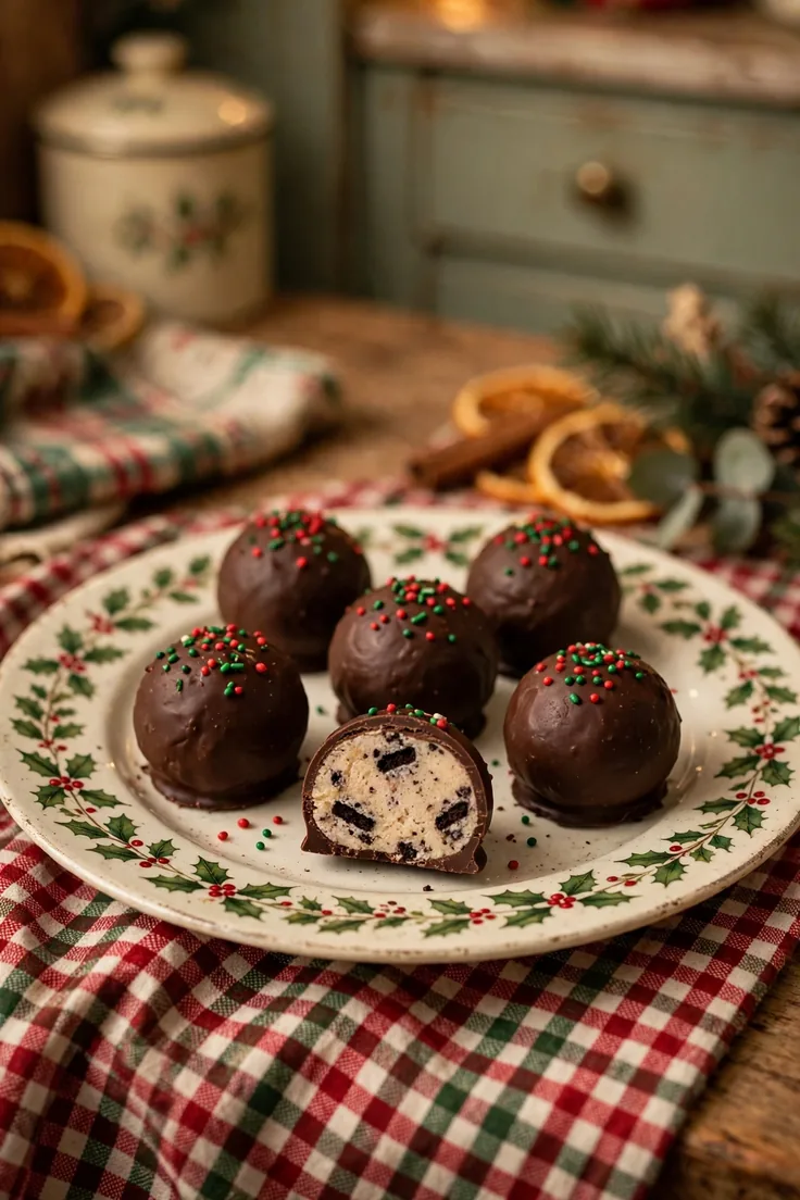 oreo truffle balls christmas