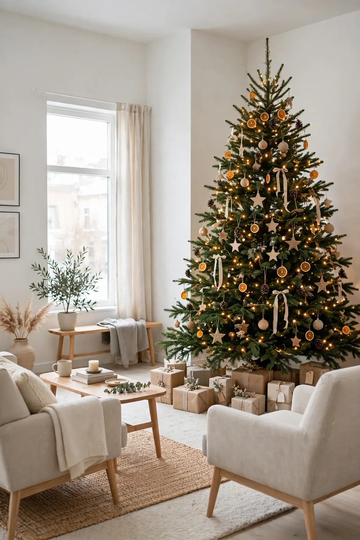 christmas tree main focal point seating around