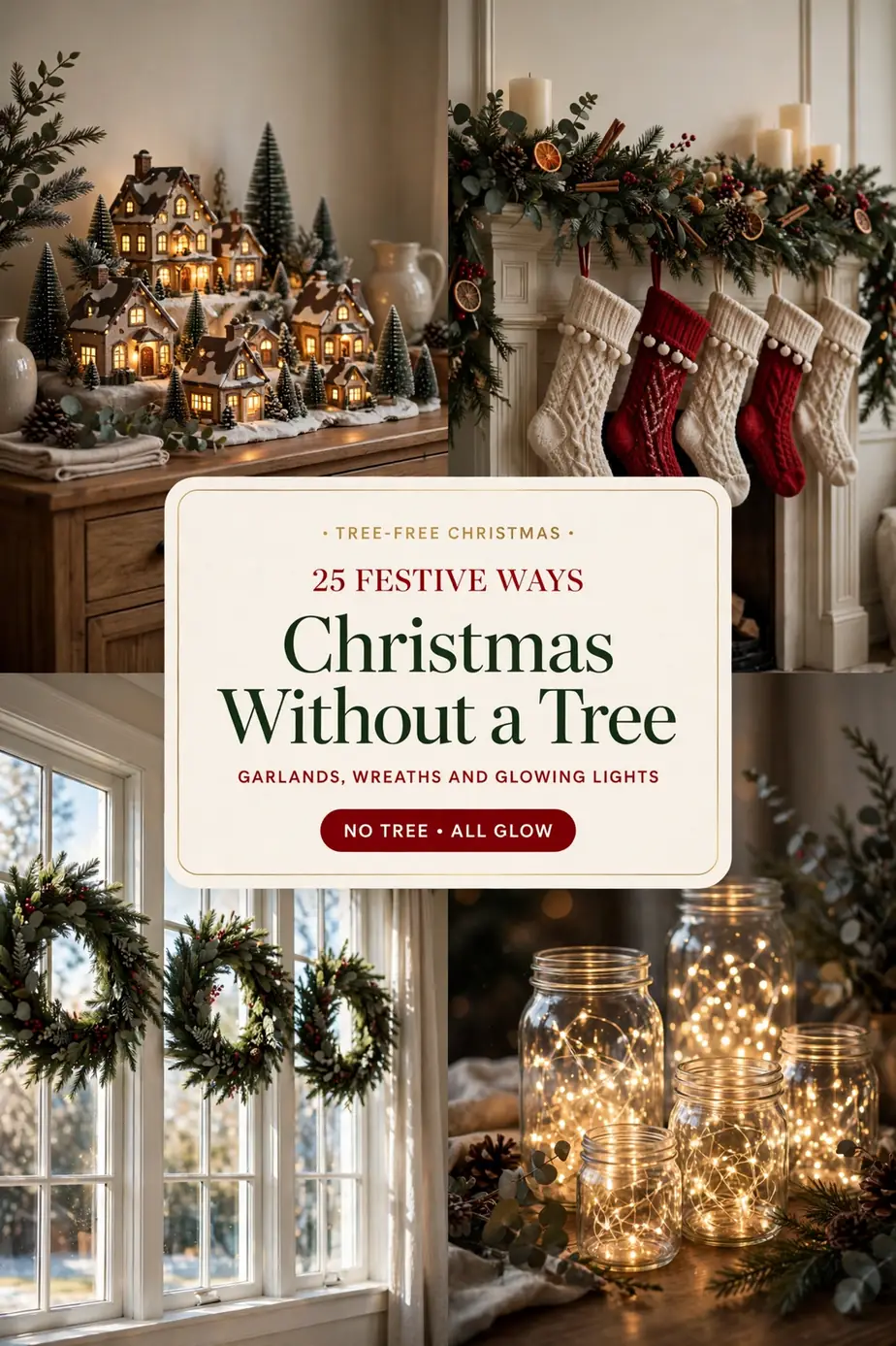 Christmas Decor Without a Tree: 25 Whole-Home Ways to Feel Festive Anyway